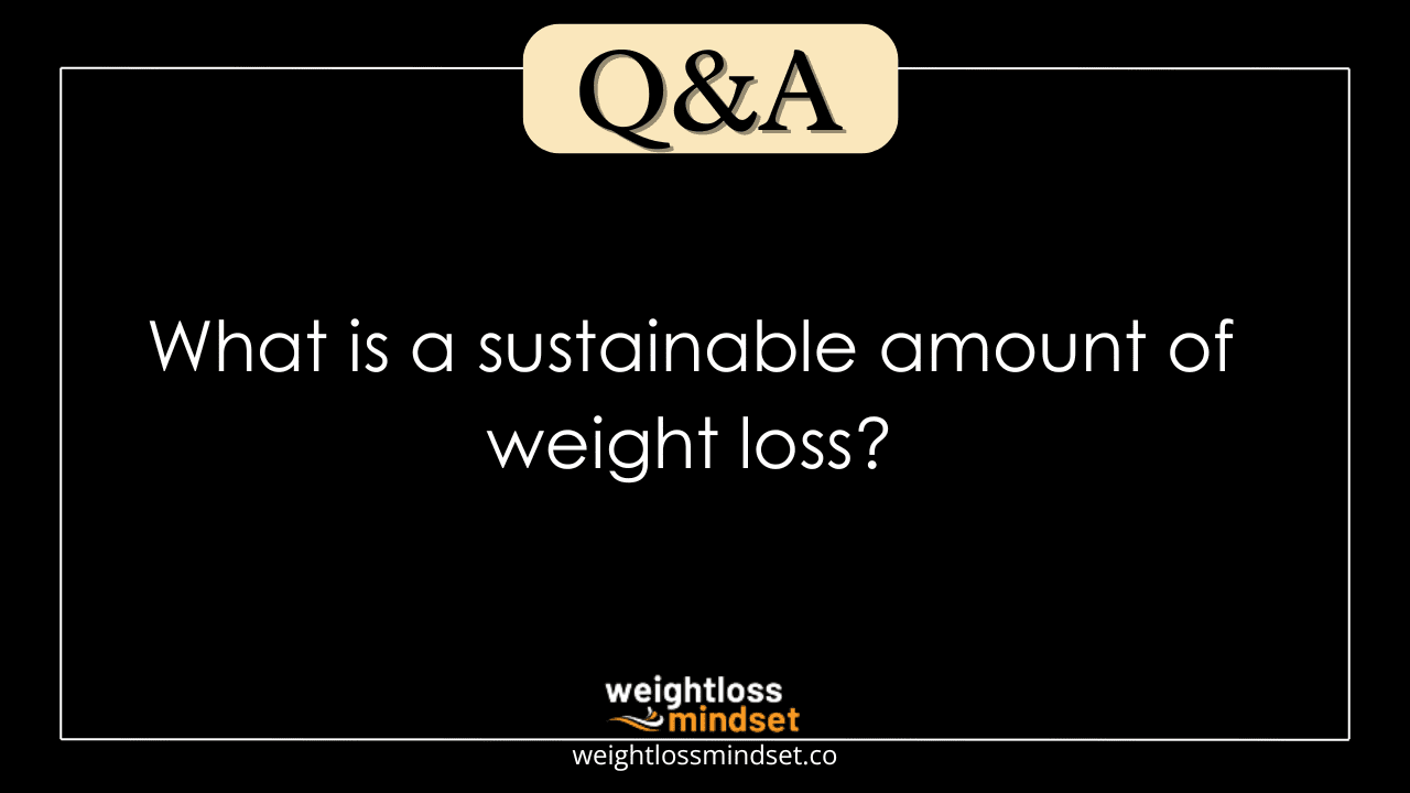 Image for What is a sustainable amount of weight loss?
