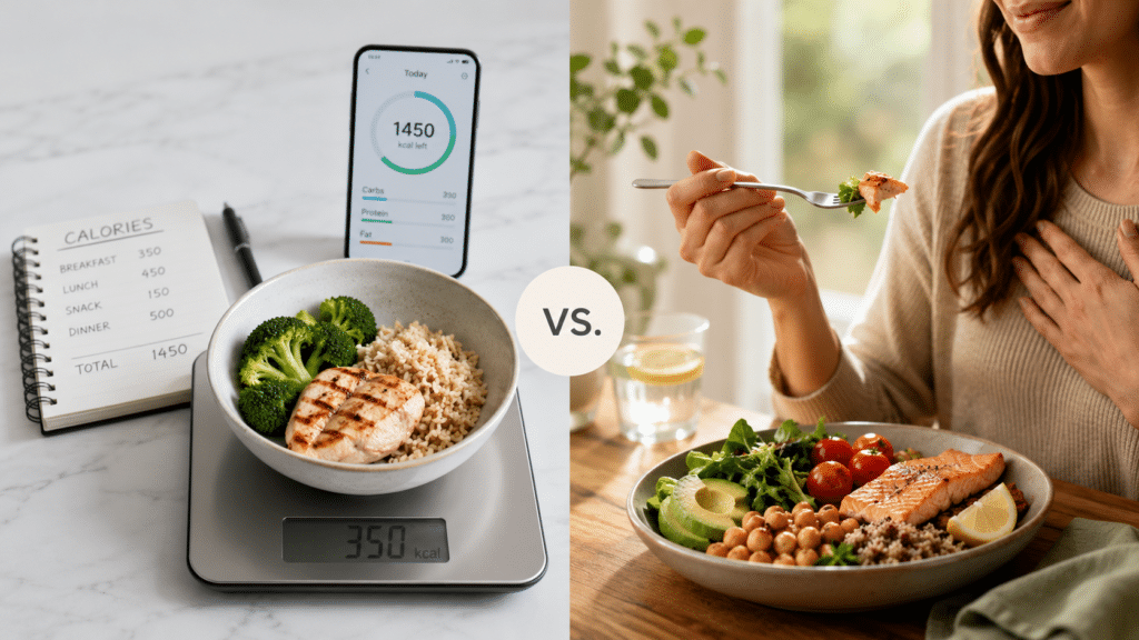 calorie counting vs intuitive eating
