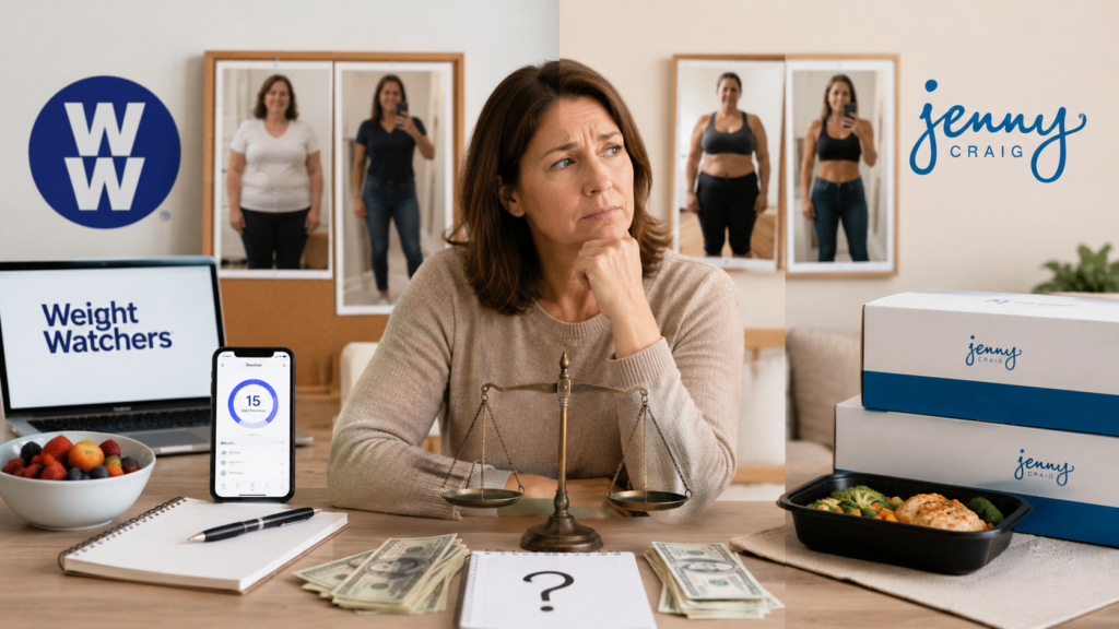 Weight Watchers vs Jenny Craig: Bankruptcy Changed What Trials Tested choosing between weight watchers and jenny craig